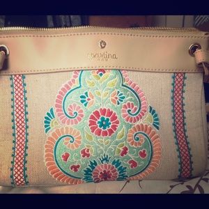 Spartina 449 canvas with stitch detail
